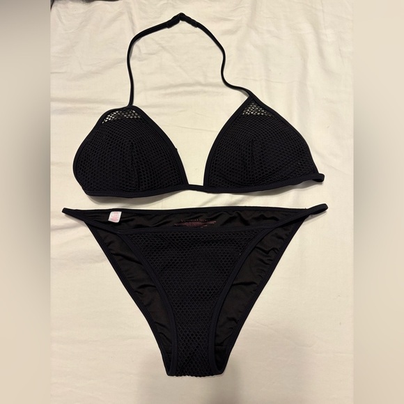 Victoria's Secret Black Triangle Bikini - Picture 1 of 4